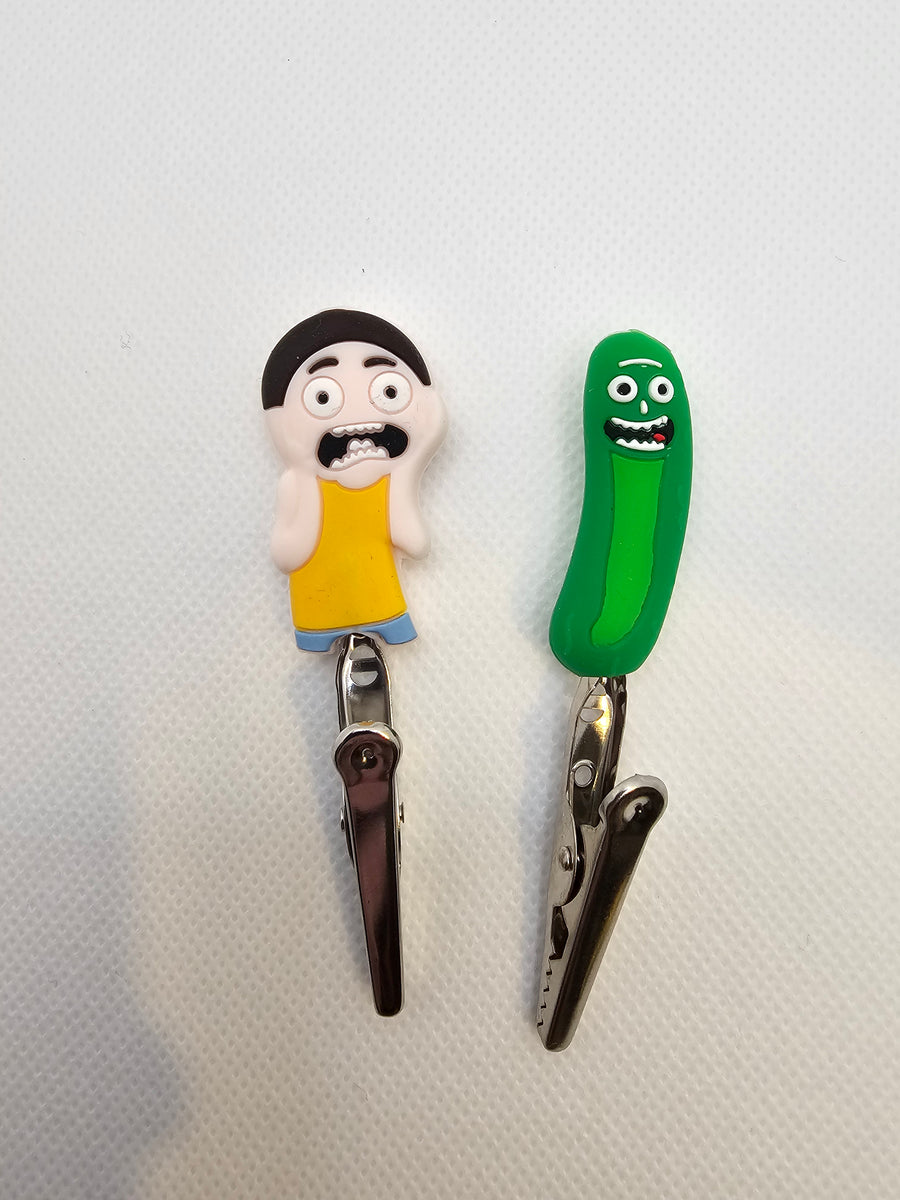 Roach Clips - 2 Pack (Pickle Rick & Morty)