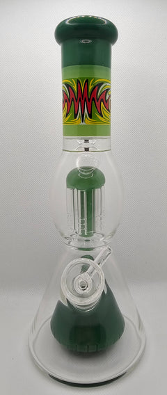 Green Trippy Water Pipe