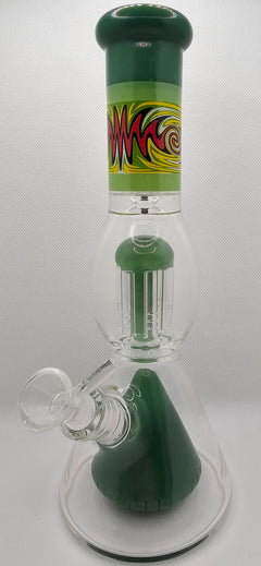 Green Trippy Water Pipe