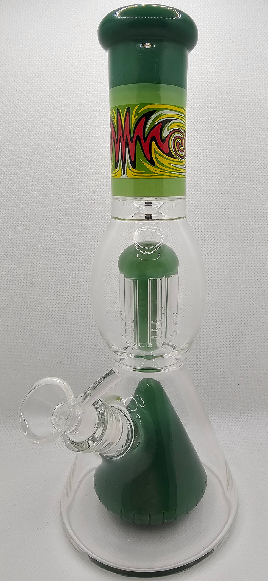 Green Trippy Water Pipe