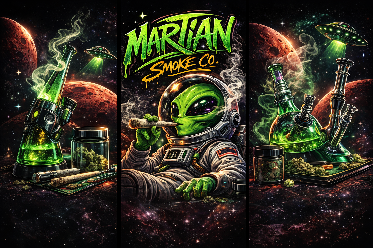Martian Smoke Co artwork